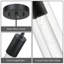 1 Light Mini Pendant Lights With Glass And Bubble Crystal, Modern Hanging With Led Bulb-1339029992