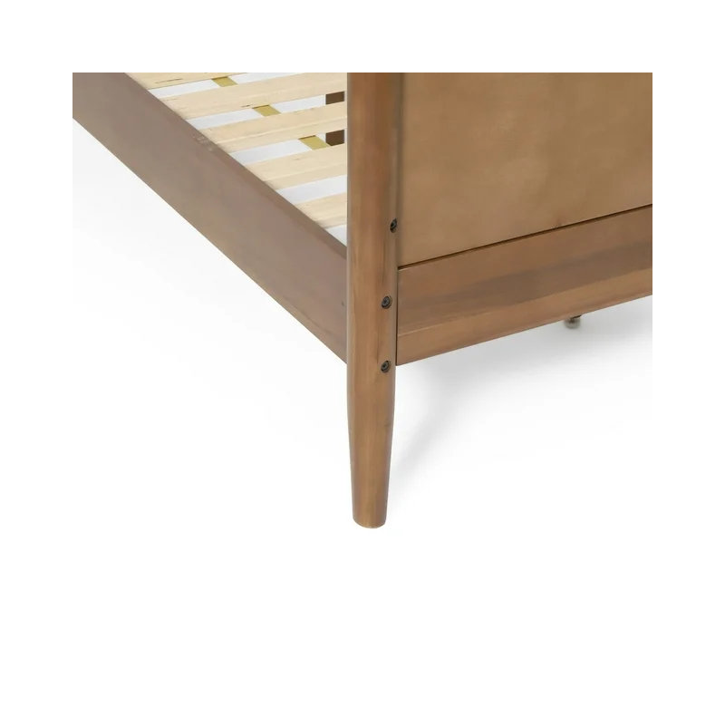 Lit plateforme en bois massif Cohron