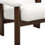 Fauteuil rembourré avec fauteuil d'appoint moderne pour la maison, structure en bois massif et doux, chambre à coucher confortable, salon, bureau,