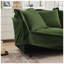Upholstered 83.4 " Chenille L-Shaped Sofa Bed