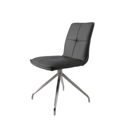 Kohan Tufted Upholstered Swivel Side Chair