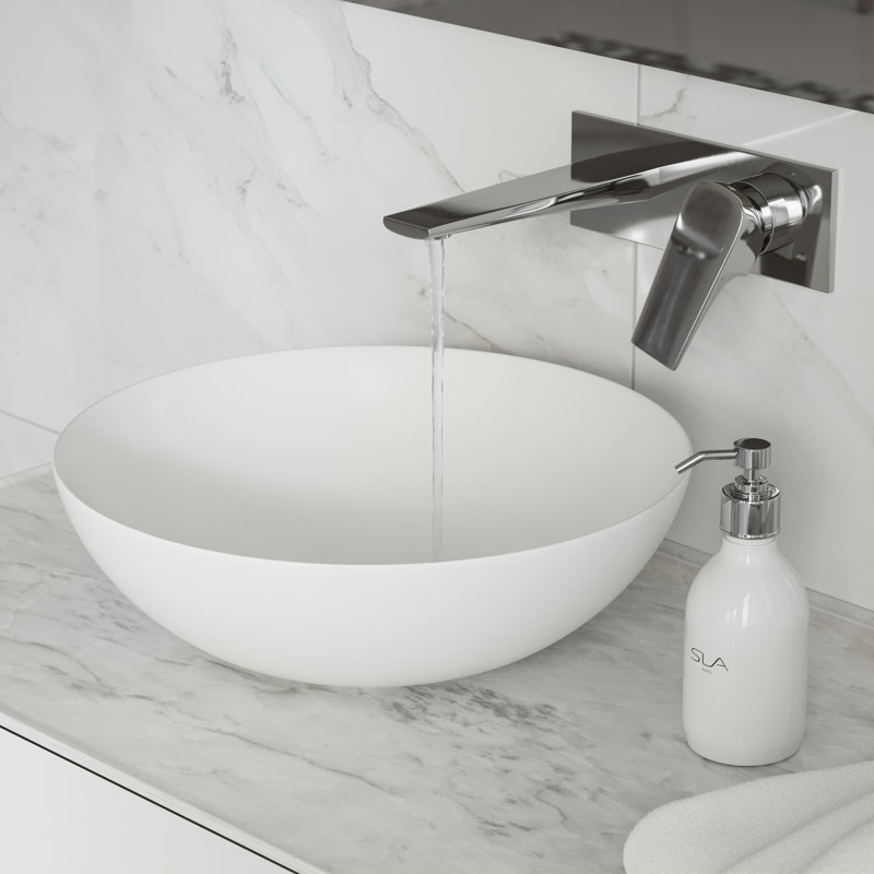 Classe 16 Ceramic Sink, White
