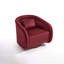 Fauteuil d'appoint pivotant avec assise rembourrée-129543135