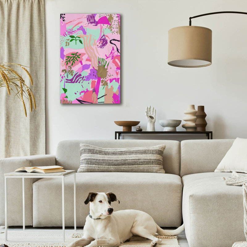  «Chrome Reverie 1» par Melissa Wang, art mural en verre, 24 po x 36 po