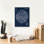 "Epic Graffiti" Celestial Blueprint V2 "par Sue Schlabach, art mural sur toile
