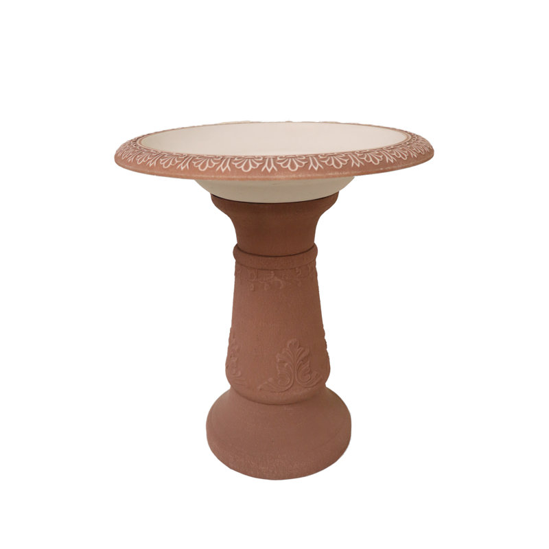 Hondo Polystone Single Tier Birdbath