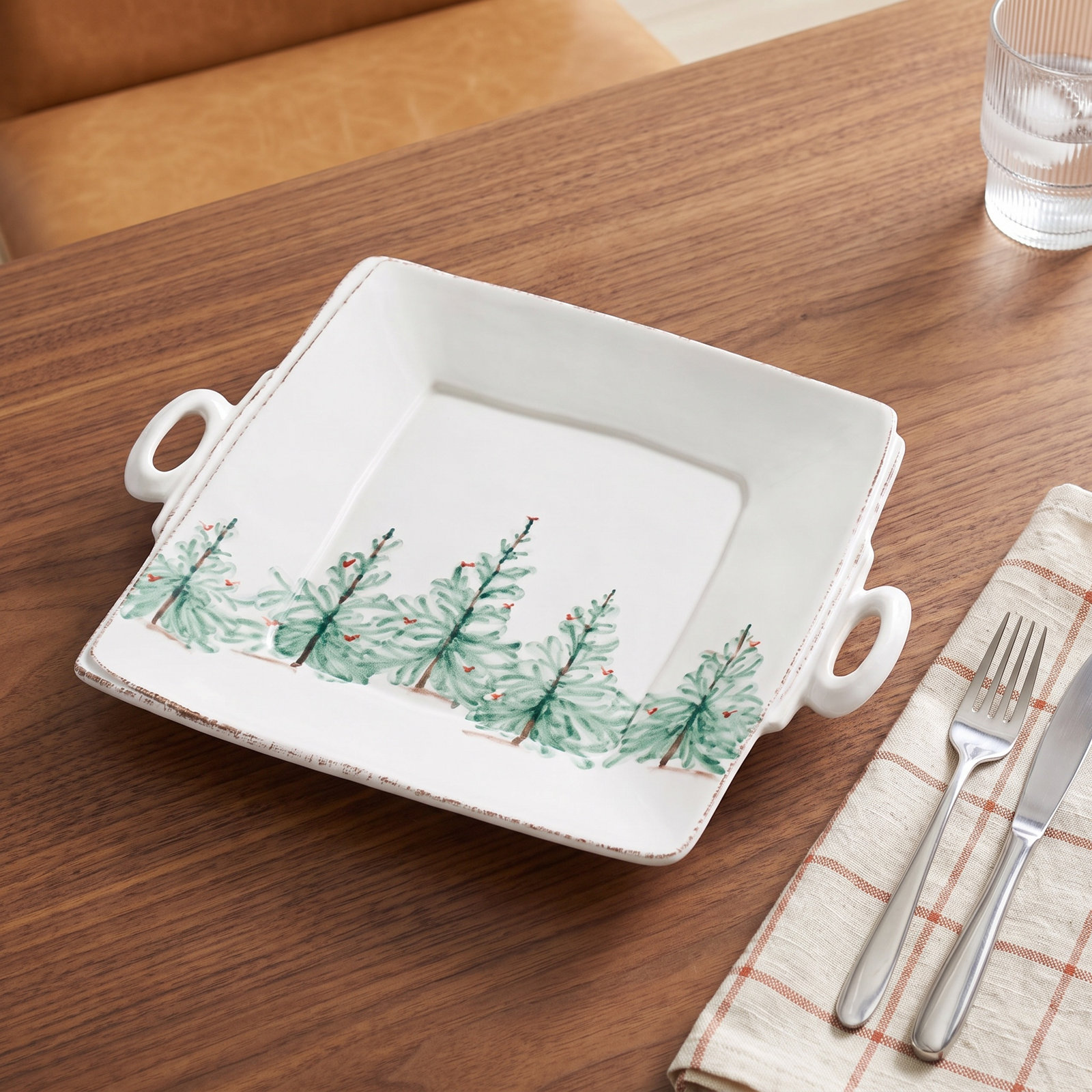 Lastra Holiday Square Platter