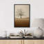 Arbre brun dans le pays, illustrations monochromes élégantes, décor minimaliste moderne-102453079-102453081