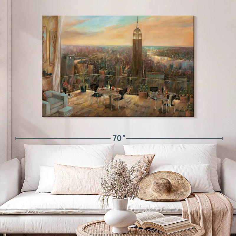 A New York View, 34" H x 51" W