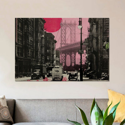 «Pink Haze» par DB Waterman - Giclée sur toile tendue avec châssis
