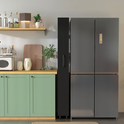 Étagère ouverte 7 côtés multi-fonctions avec rangement à un seul niveau pour la cuisine, le salon et les espaces étroits