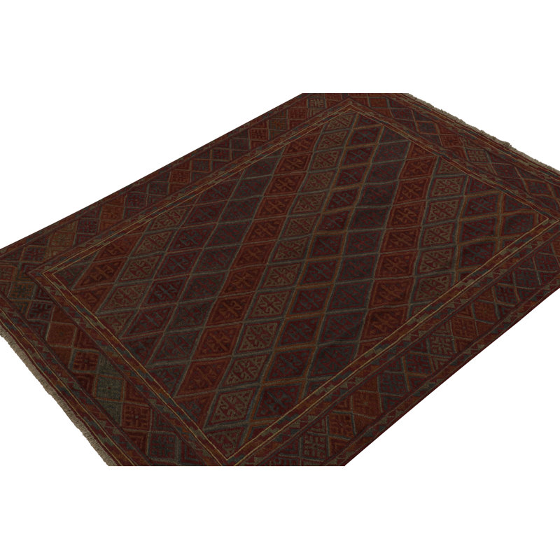 One-of-a-Kind Rectangle 6’9” X 8’11” Hand Knotted Area Rug