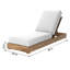 Chatsworth Outdoor Teak Chaise Lounge-924820428
