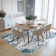 Redenhalk Washable Area Rug Blue Abstract Modern Room Rug Non Slip Soft Thin Simple Indoor Floor Carpet