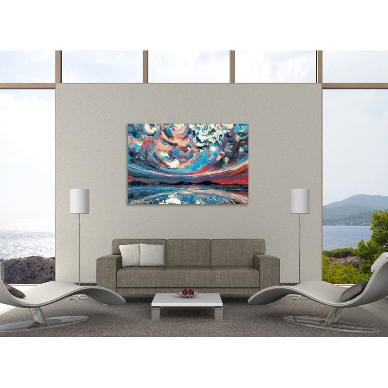 «Purpura Umbras», toile tendue par Chiara Magni, H 32 po x l 48 po x P 1,5 po