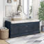 Banc de rangement avec 4 portes et tablettes réglables-1318077772