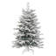 Artificial Hinged Christmas Tree White PE and PVC-729407508