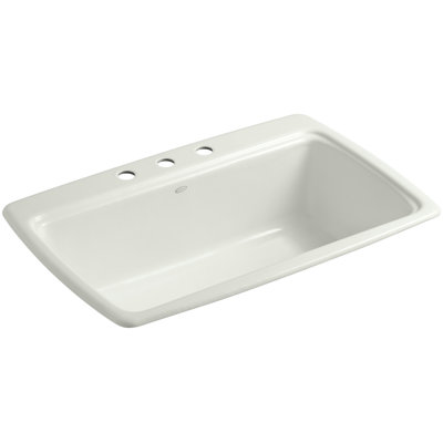 Évier de cuisine à simple cuve à montage sur le dessus L 33 po x l 22 po x 9 5/8 po Cape Dory®
