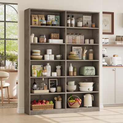 Bibliothèque standard à 6 niveaux H 74,3 "x l 47,2" Geng