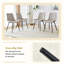 Extendable Dining Table Sets With Storage, Mdf Metal Modern Design For Different Spaces