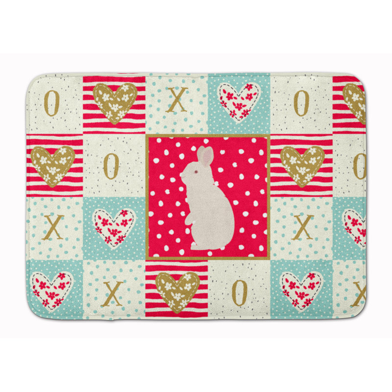 Love Memory Foam Kitchen Mat, Christin New Zealand Rabbit