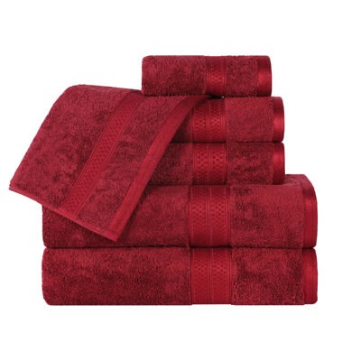 Nolhan 6-Piece Bamboo Cotton Towel Set