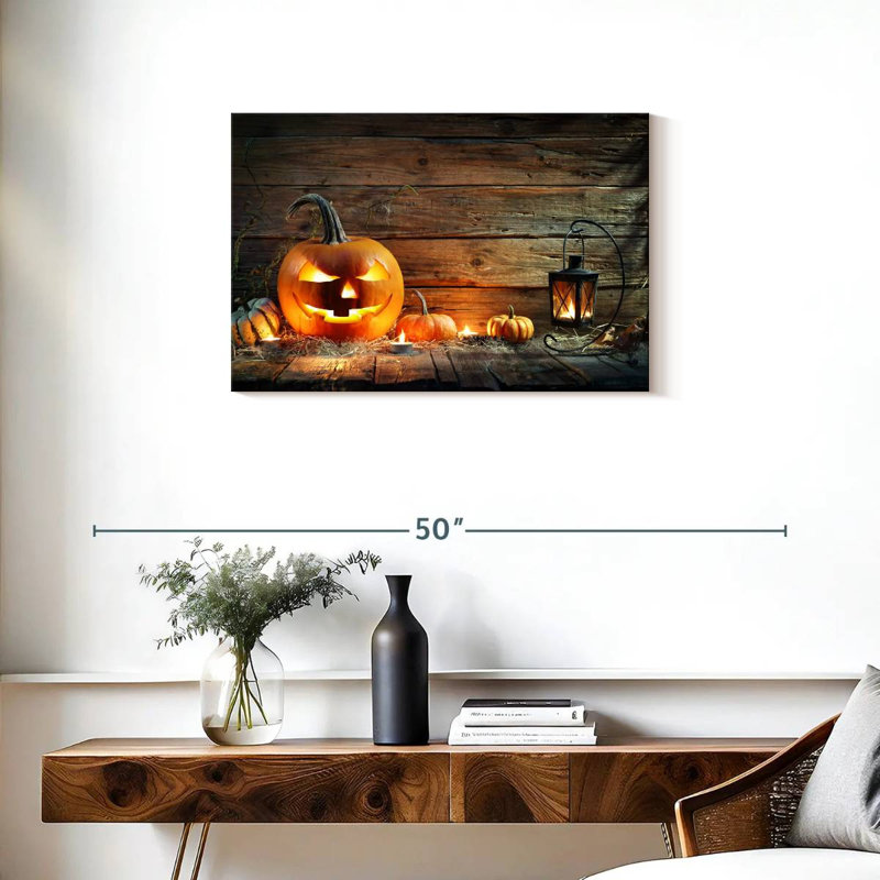 Jack O Lantern rustique, H 20 po x l 30 po