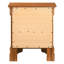Table de chevet élégante avec 2 tiroirs