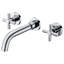 Robinet de salle de bain mural Cross-65462645