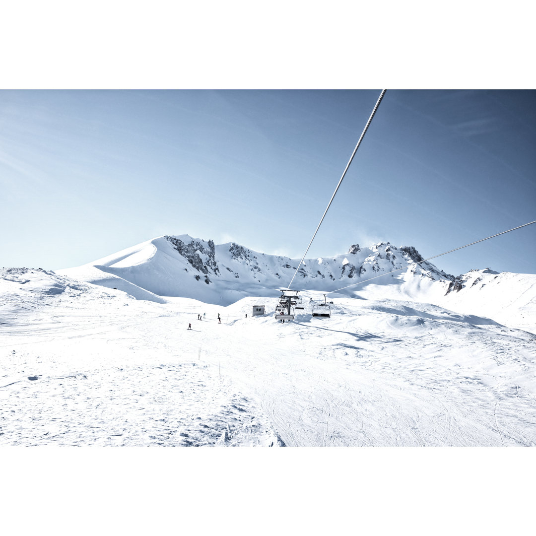 Seilbahn zum Erciyes Berg bei Gevende - Leinwandbild