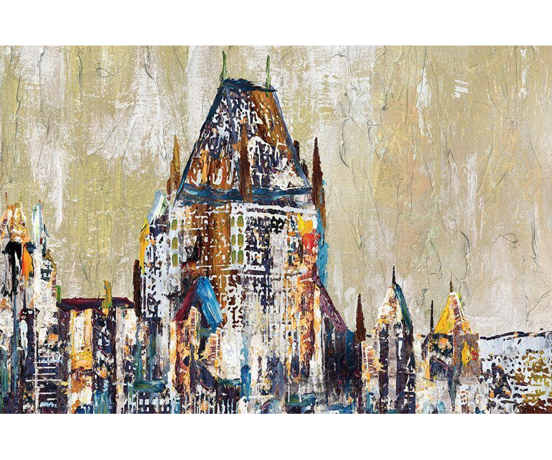 Art sur toile tendue Lark Manor ™, atelier B, Studio B Art abstrait, H 17 po x l 24 po