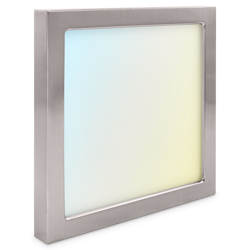 LED Flush Mount, Brushed Nickel