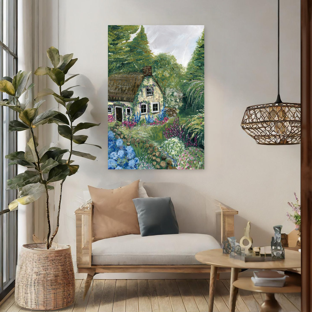 Contemporary Art Abstract Contemporary Hydrangea Flower Architecture Art