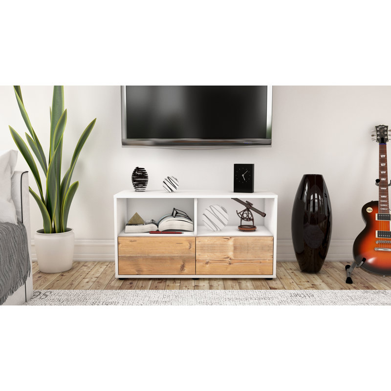 Oak Park 92cm W 2 - Drawer Chest of Drawers, White and light brown