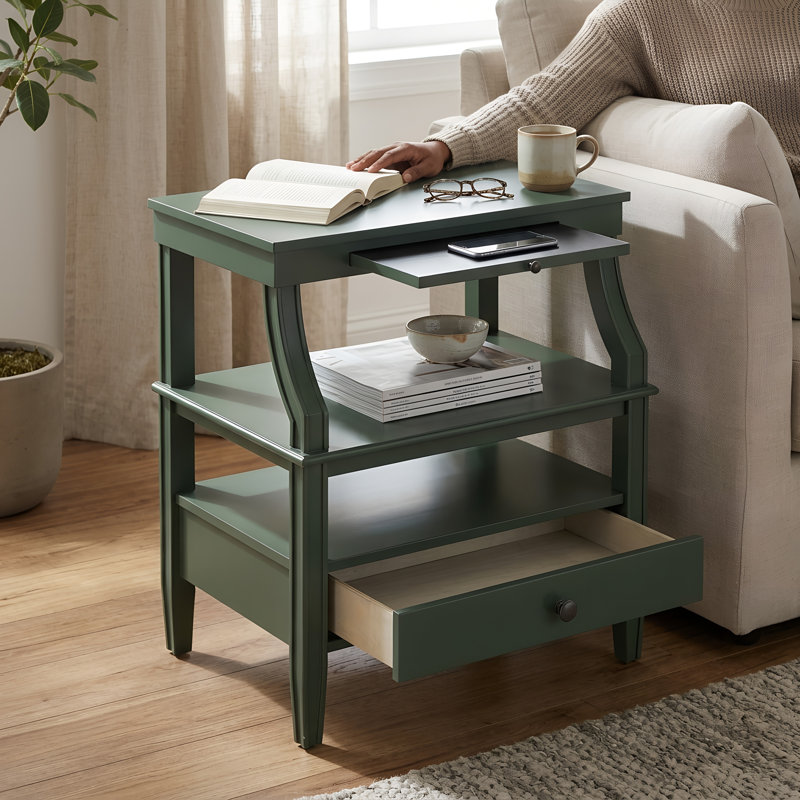 Arnita 23.75'' W Nightstand, Green