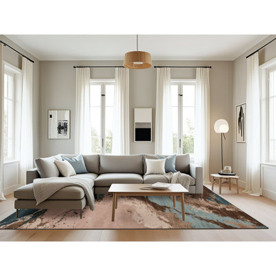 Tapis aquarelle lavable à la machine