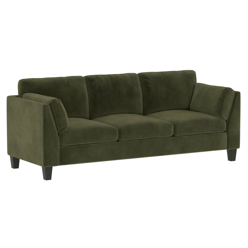 Soft Upholstered Sofa, Green