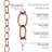 Hendon Weather Resistant Copper Abstract Rain Chain