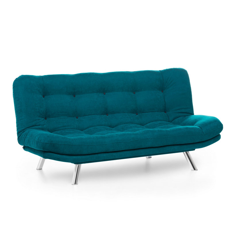 Canapé sans accoudoirs 23 po, Velours vert