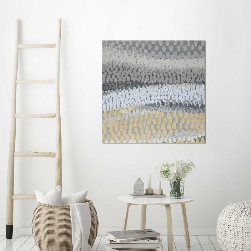 « neutral sway i », reproduction de peinture à l’acrylique sur toile, H 18" x l 18" x P 1"