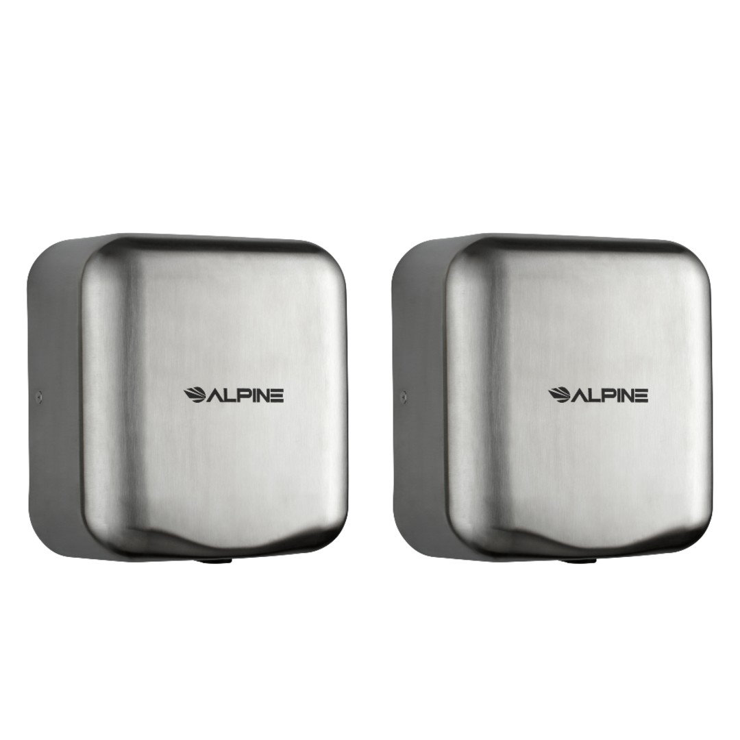 Hemlock Commercial High Speed 240V Automatic Electric Hand Dryer (Set of 2) Alpine Industries