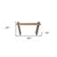 Nelia 50'' Solid Wood Console Table