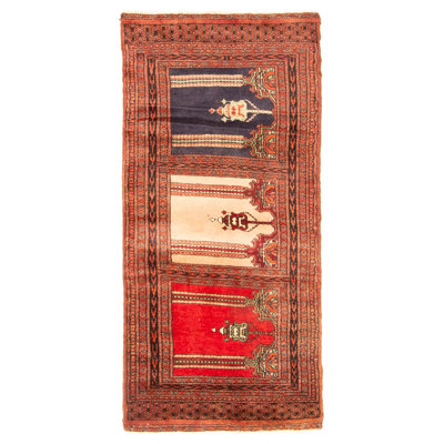 Finest Peshawar Bokhara Brown Rug 2'1" x 4'4"