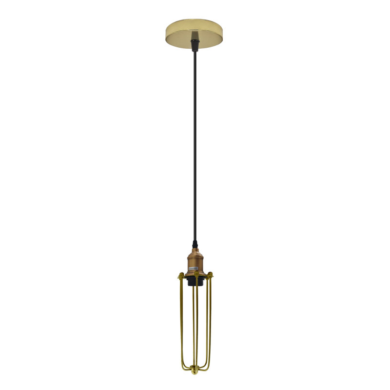 Lantigua 1 - Light Gold Geometric Pendant, Yes