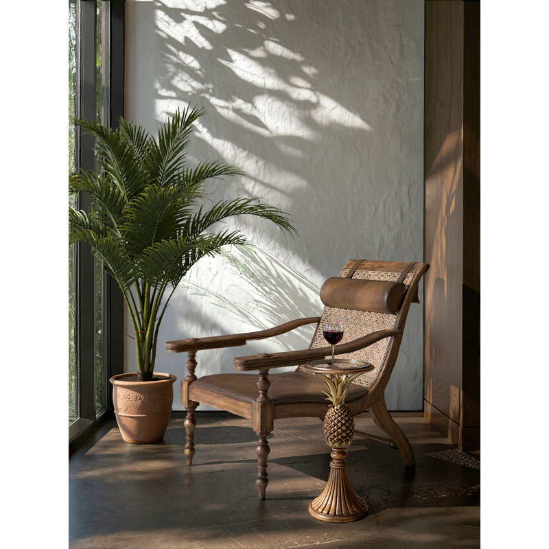 Palm Court Glass End Table