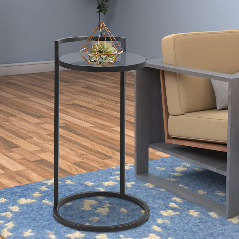 Adreille Glass End Table
