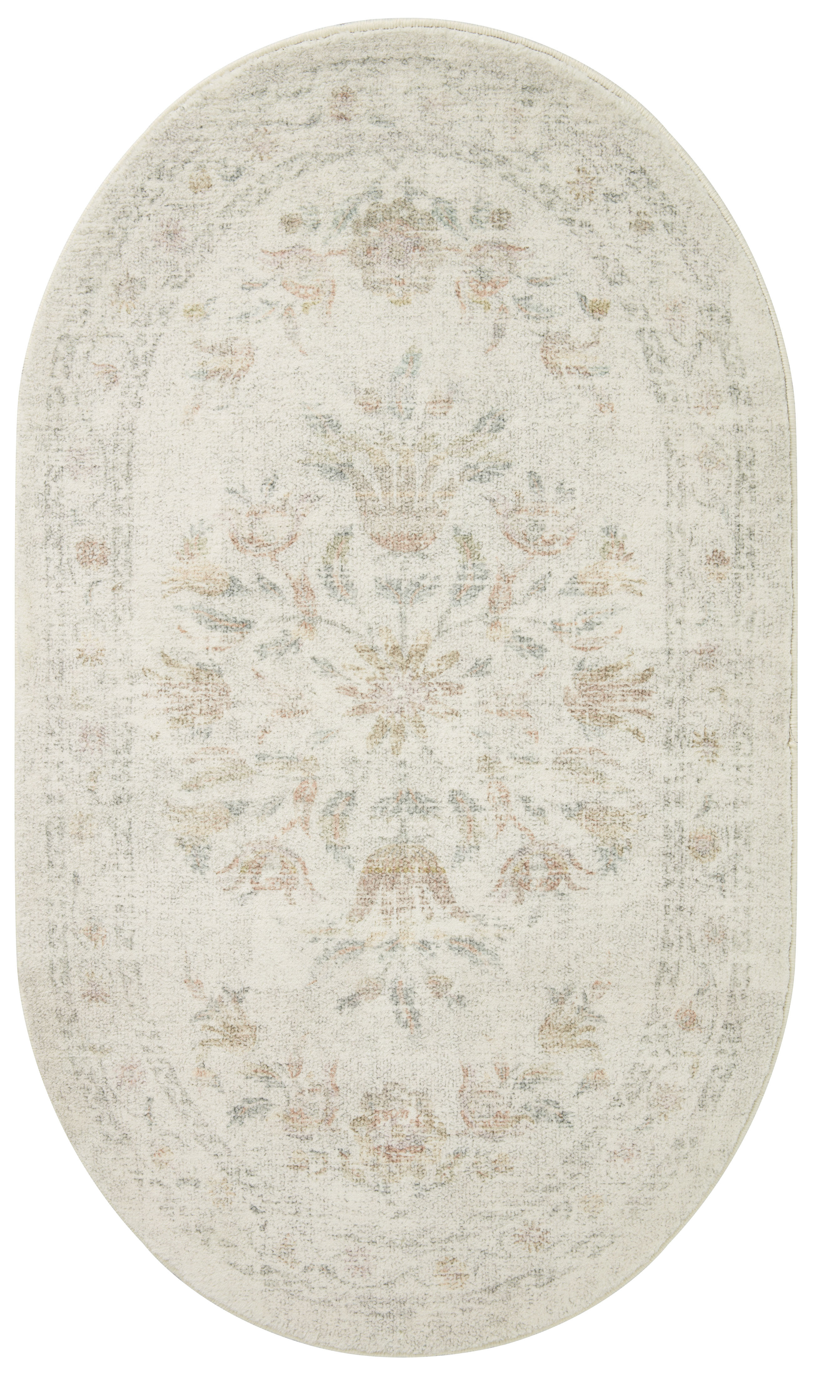 Rifle Paper Co. x Loloi Courtyard Yellow / Multi Area Rug feat. CloudPile & Reviews | Wayfair