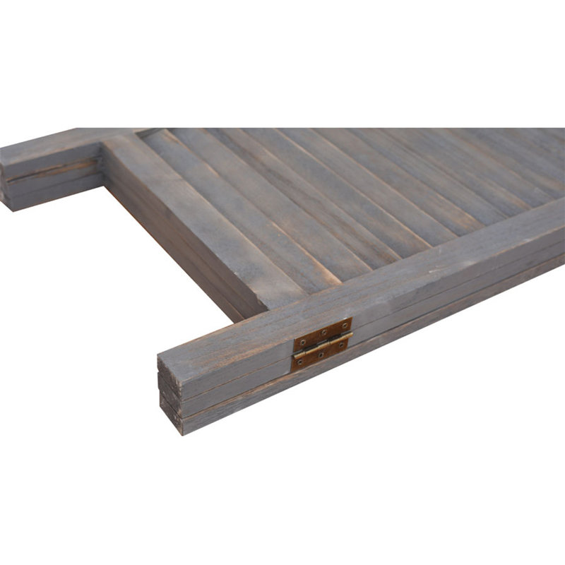 Cloison pliante 3 panneaux 47,5 "Epping, Gris