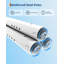 Heavy Duty Carport 13x25 ft, Car Canopy with Waterproof PE Cover, Roll-Up Windows & Doors, Extra Large Portable Garage