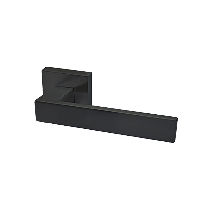 Single Dummy Door Lever Set, Right, Satin Black